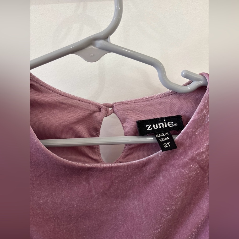 Zunie Elegant Pink Kids Dress - Picture 4 of 8